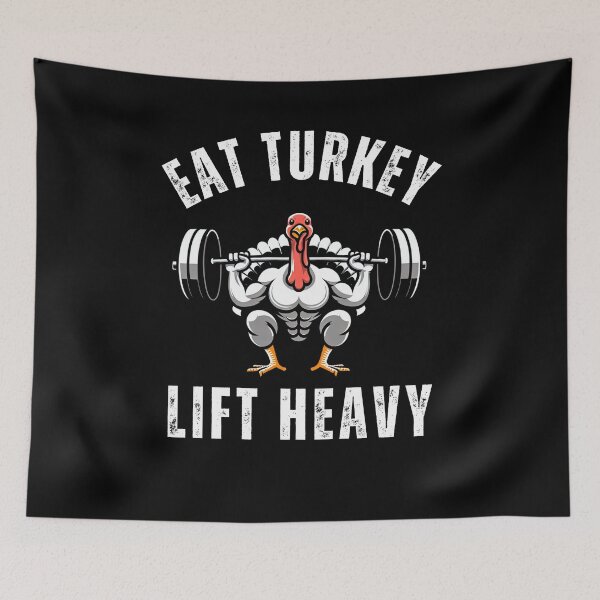 Item preview, Eat Turkey Lift heavy funny thanksgiving muscle turkey gym designed and sold by snowry.