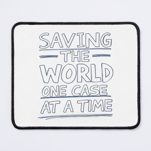 Item preview, Saving The World, One Case At a Time Funny Social Worker designed and sold by DomTeesHaven.