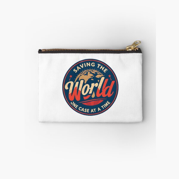 Item preview, Saving The World, One Case At a Time Funny Social Worker designed and sold by DomTeesHaven.