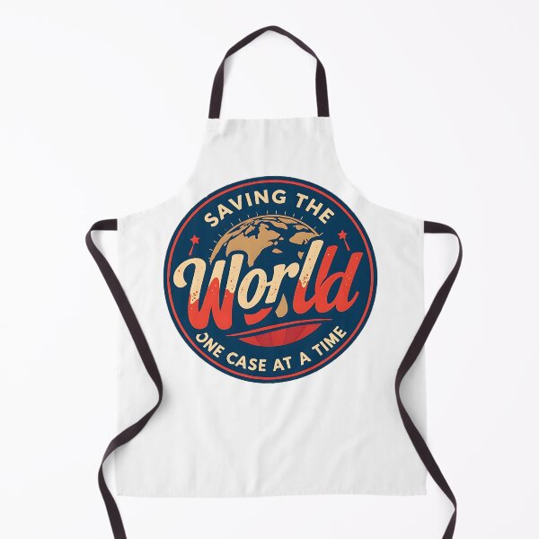 Item preview, Saving The World, One Case At a Time Funny Social Worker designed and sold by DomTeesHaven.