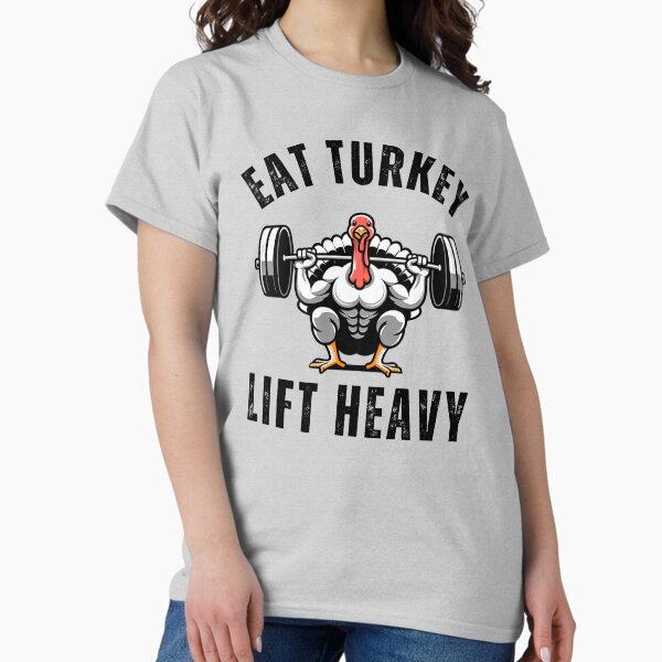 Item preview, Eat Turkey Lift heavy funny thanksgiving muscle turkey humor designed and sold by snowry.