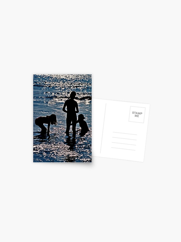 Thumbnail 1 of 2, Postcard, Fun in the Sunset designed and sold by MaluC.