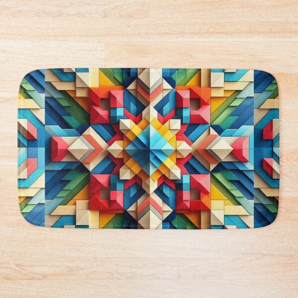 Item preview, colorful geometric symmetric desighn designed and sold by Dogandesighn.