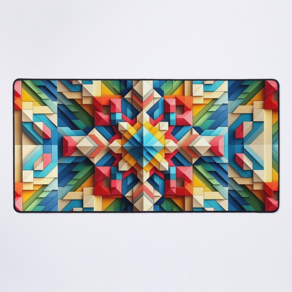 Item preview, colorful geometric symmetric desighn designed and sold by Dogandesighn.