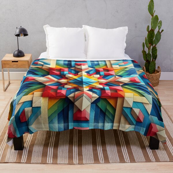 Item preview, colorful geometric symmetric desighn designed and sold by Dogandesighn.
