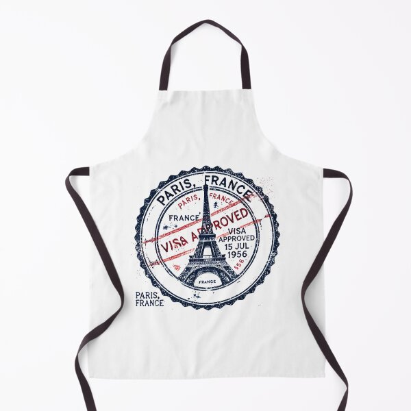 Item preview, Vintage Paris Travel Stamp – Retro Passport Stamp with Eiffel Tower designed and sold by Designeerguy.