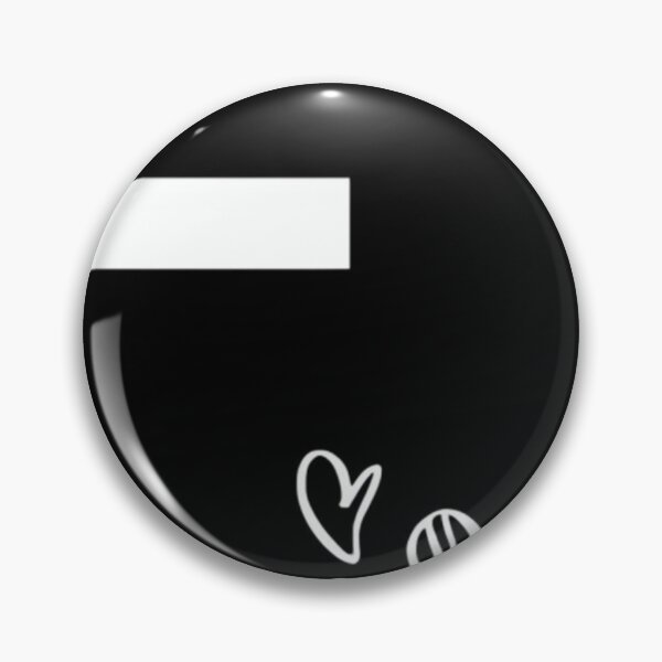 Item preview, Minimalist Love Artwork – Bold White 'L' with Red and White Hearts on Black Background designed and sold by IINSPIRA.