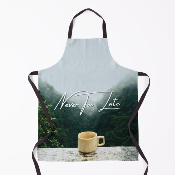Item preview, Never Too Late - Motivational Quote designed and sold by Naquo.
