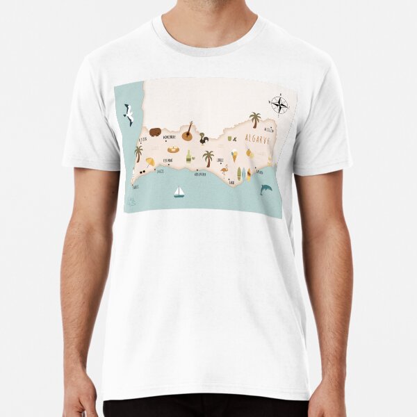 Item preview, Illustrated map of Algarve designed and sold by ymkesinfogr.