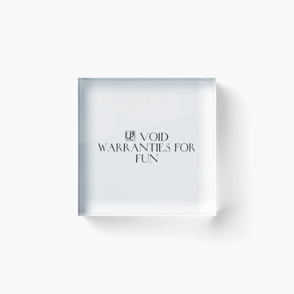 Item preview, I void warranties for fun designed and sold by Ninjacatoff.