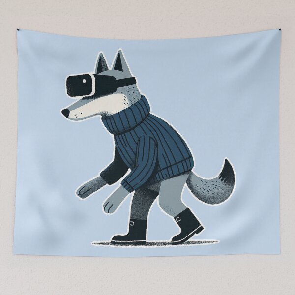 Item preview, VR Sweater Wolf designed and sold by zzz888.