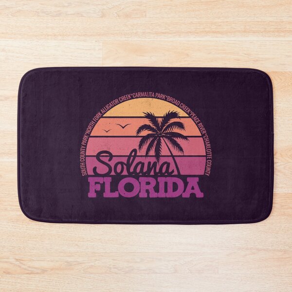 Item preview, Solana Florida Retro Sunset Local Pride Logo designed and sold by CRHPOD20.