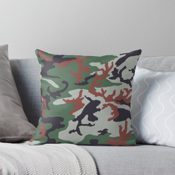 Item preview, Woodland Camo Pattern Vintage Blue Green Palette designed and sold by BikeVoucherJr.