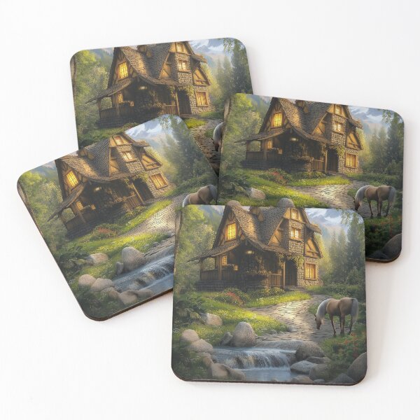 Item preview, Cottage in the woods designed and sold by EugeJ.