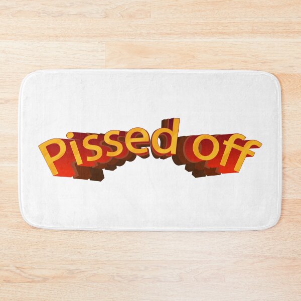 Item preview, pissed off designed and sold by nogamax.