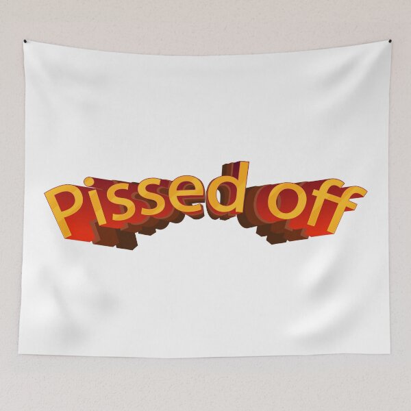 Item preview, pissed off designed and sold by nogamax.