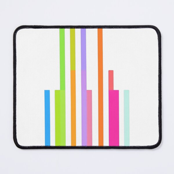 Item preview, Vibrant Abstract Geometric Art – Colorful Vertical Bars  designed and sold by IINSPIRA.