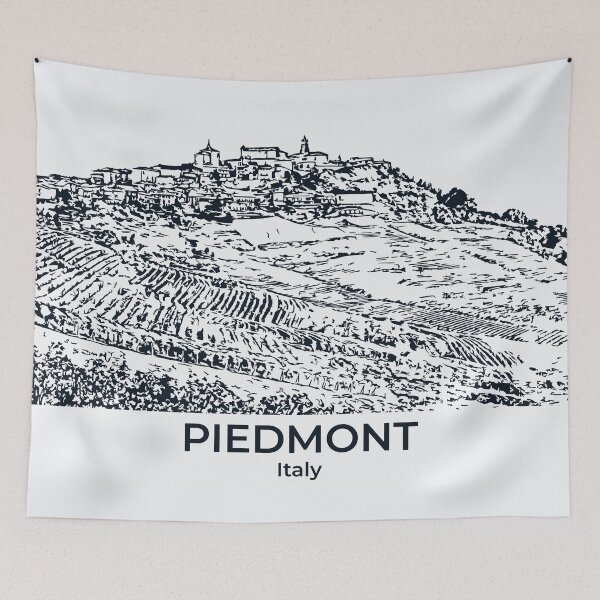 Artikelvorschau, Piemont - Italien entworfen und verkauft von Lakeric Cityscapes.
