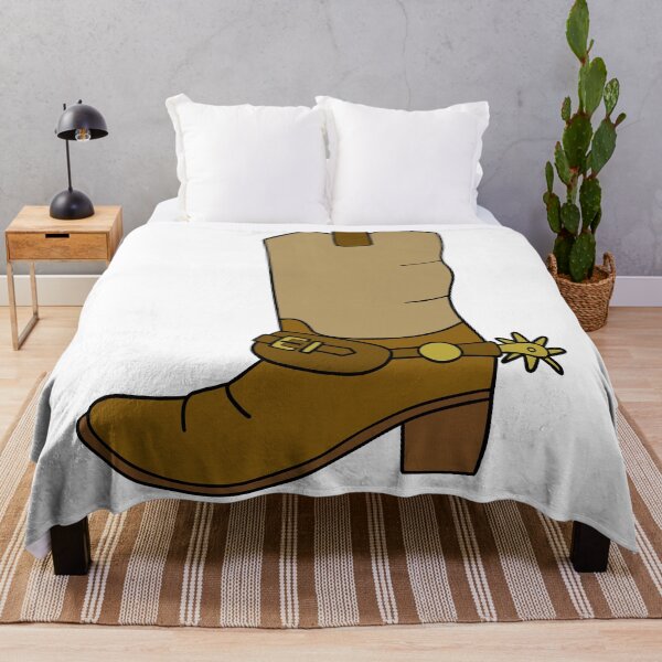 Item preview, Brown Cowboy Boot With Spur designed and sold by Sartoris Art.