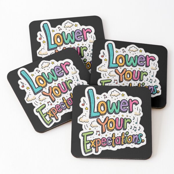 Item preview, Lower Your Expectations – Rainbow Sarcasm designed and sold by nbg2012.