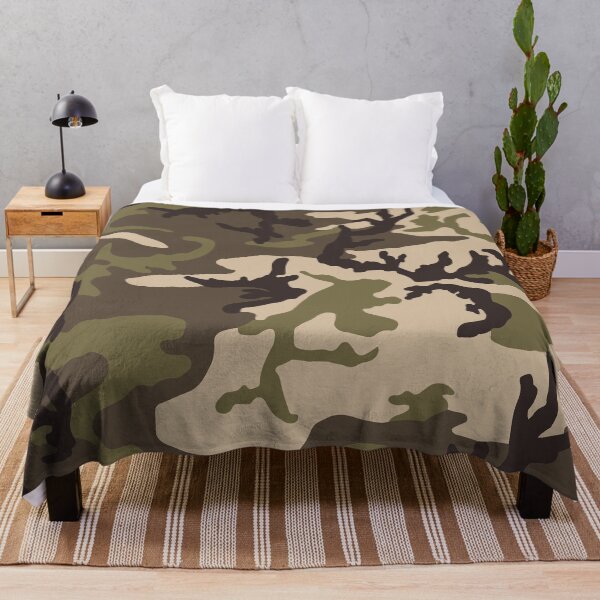 Item preview, Camo Pattern Old School Muted Green Brown Palette designed and sold by BikeVoucherJr.