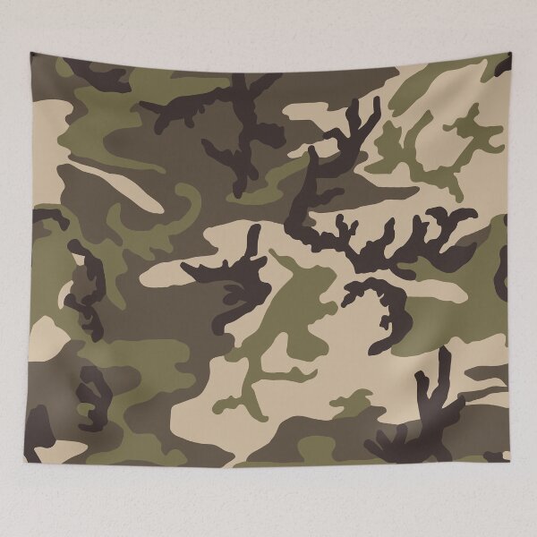 Item preview, Camo Pattern Old School Muted Green Brown Palette designed and sold by BikeVoucherJr.