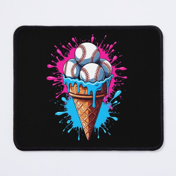 Item preview, Baseball Ice Cream Watercolor Sports Lover designed and sold by Blok45.