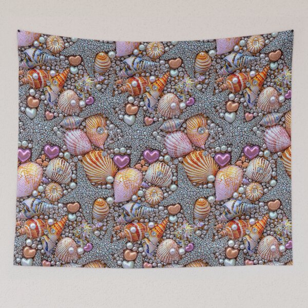 Item preview, Pastel-colored underwater world with intricate details designed and sold by Piotrek0001.