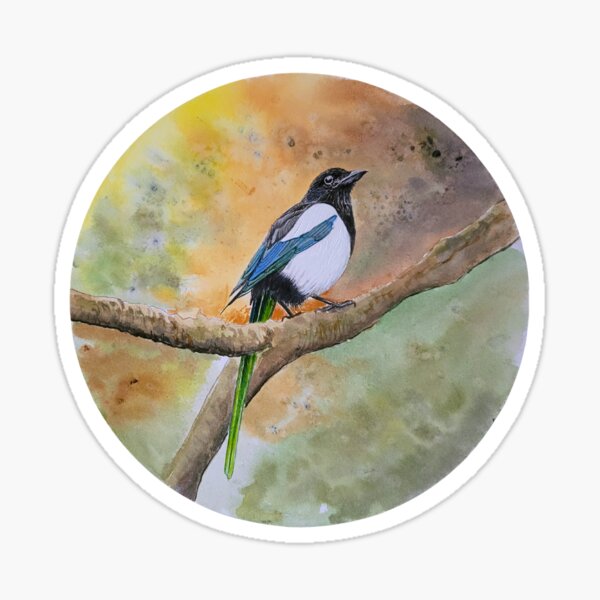Item preview, Magpie designed and sold by ThePaintStation.