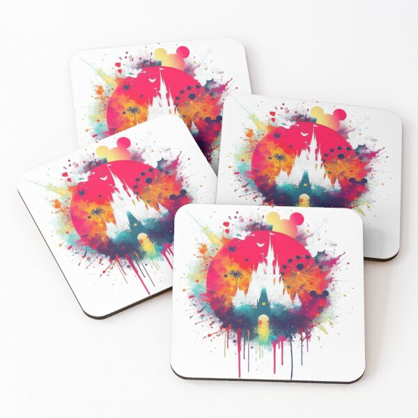 Item preview, Minimalist Disney Magic – Vibrant Color Splash designed and sold by Mamokhy.