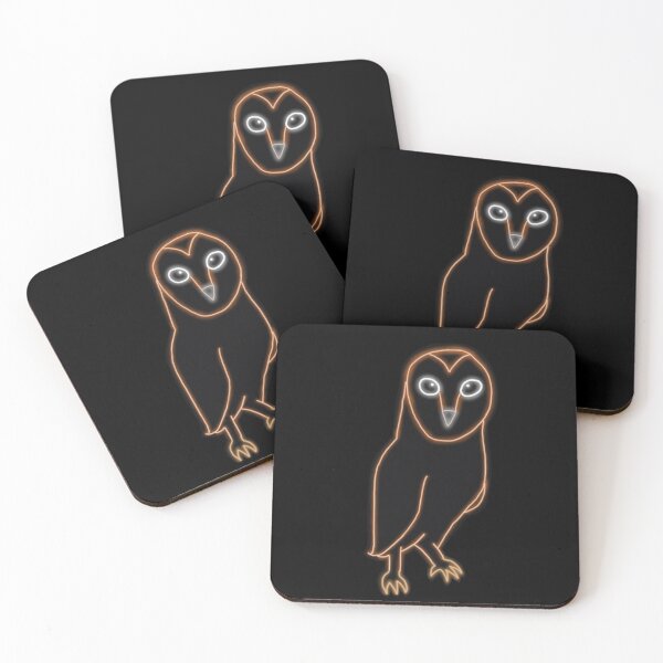 Item preview, Neon Barn Owl designed and sold by Lune's crazy world.