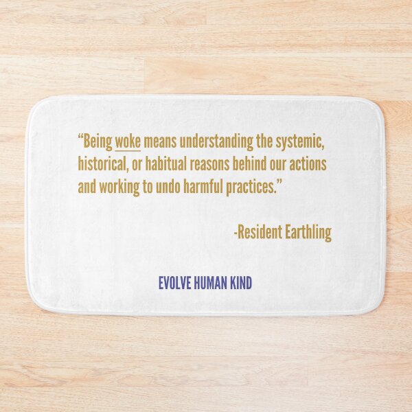 Item preview, Being woke means... designed and sold by WordyDreams.