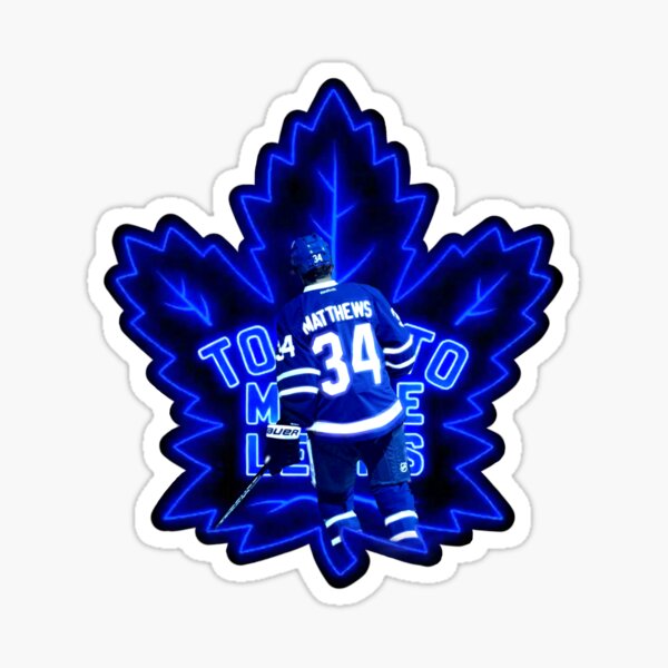 Vista previa del artículo con la obra «El resplandor de los Toronto Maple Leafs - Auston Matthews», diseñado y vendido por artsi-an.