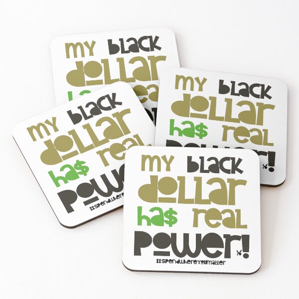 Item preview, MY BLACK DOLLAR designed and sold by alegnacreates.