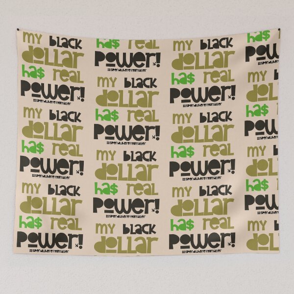 Item preview, MY BLACK DOLLAR designed and sold by alegnacreates.