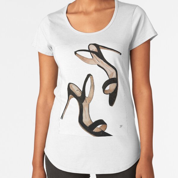 Item preview, Elegant Heels Art Poster designed and sold by ArtbyFedeDesign.