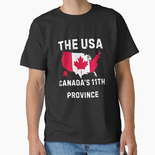 Item preview, The USA Canada’s 11th Province Funny Canada Flag Est.1867 designed and sold by TheWizArt.