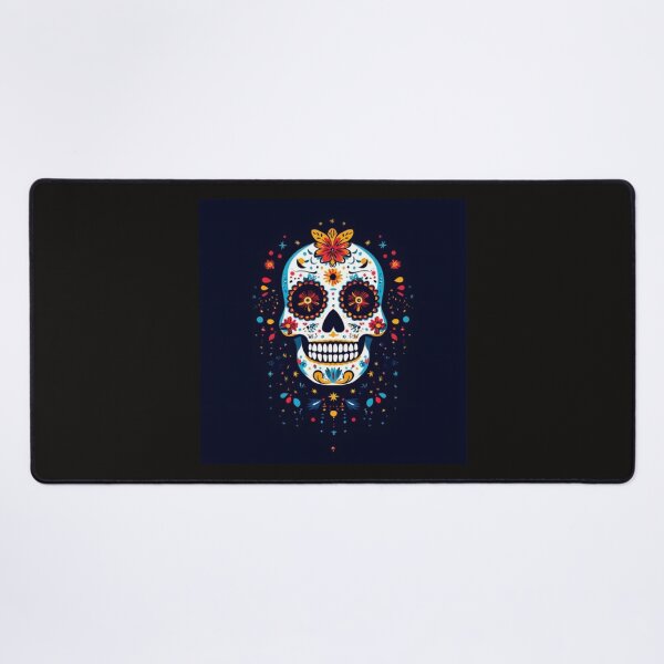 Item preview, Sugar Skull Black Background designed and sold by davidbjones254.