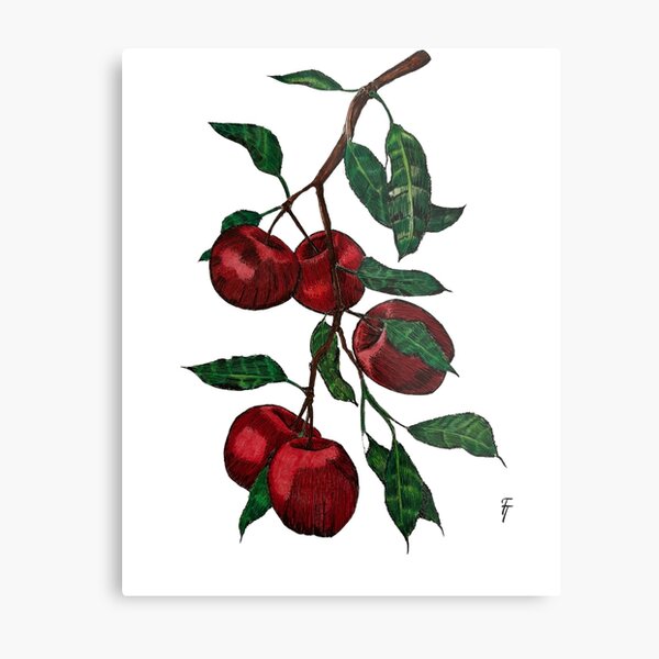 Item preview, Cherry Art Poster designed and sold by ArtbyFedeDesign.