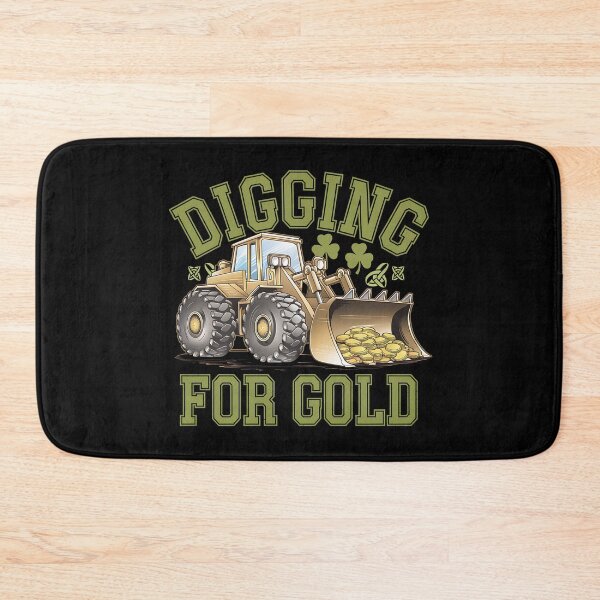 Item preview, St Patricks Day Bulldozer - A perfect gift for construction machine fans, St. Patrick’s Day lovers, kids, and anyone who enjoys bulldozers and Irish luck! designed and sold by ZyziowskyArt.