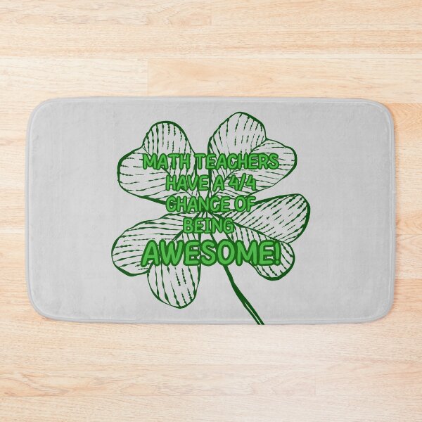 Item preview, Math Fraction Four Leaf Clover designed and sold by Zeemazoo.