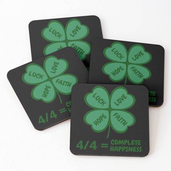 Item preview, Math Fraction Four Leaf Clover designed and sold by Zeemazoo.