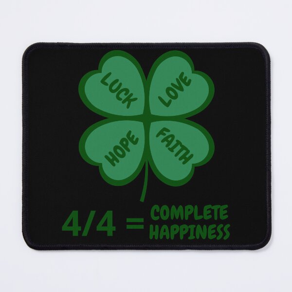 Item preview, Math Fraction Four Leaf Clover designed and sold by Zeemazoo.