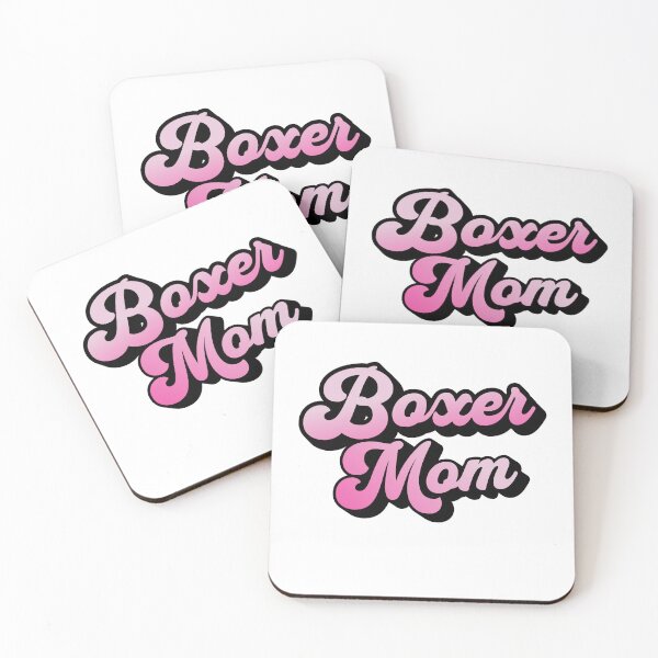 Item preview, Boxer Mom Retro Vintage Summer Gift designed and sold by Guarddogdrive.