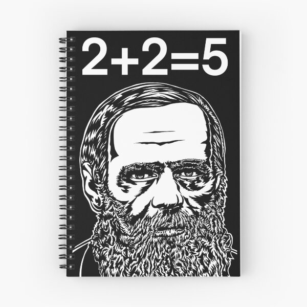 Item preview, FYODOR DOSTOEVSKY quoting himself .1 - ink portrait designed and sold by lautir.