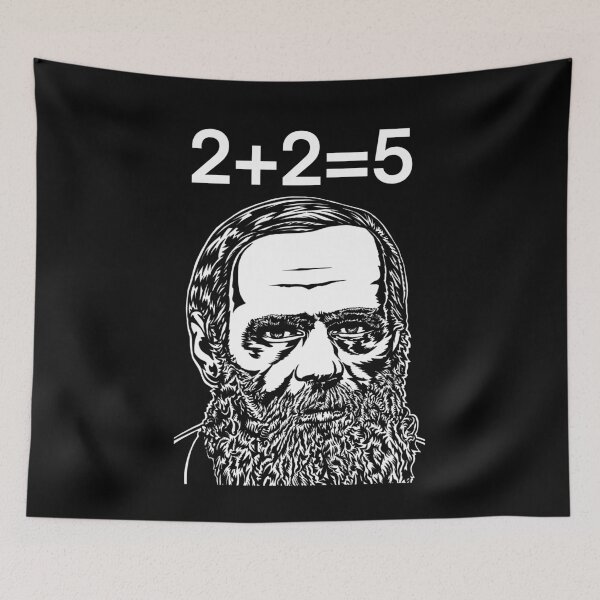 Item preview, FYODOR DOSTOEVSKY quoting himself .1 - ink portrait designed and sold by lautir.