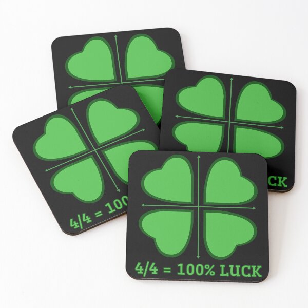 Item preview, Math Fraction Four Leaf Clover designed and sold by Zeemazoo.