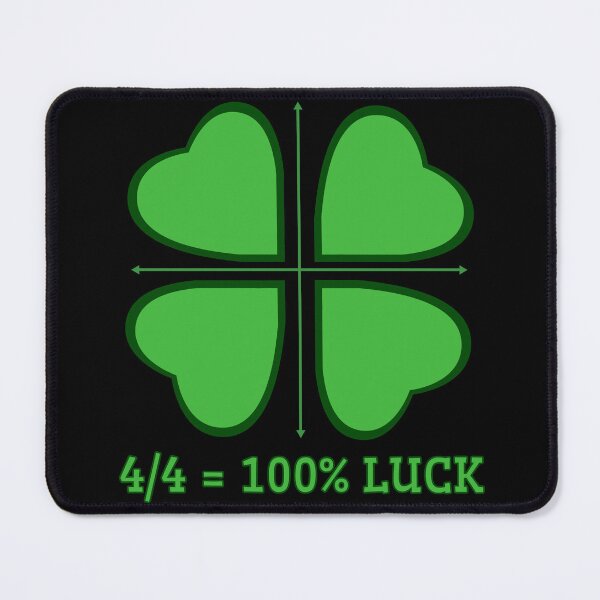 Item preview, Math Fraction Four Leaf Clover designed and sold by Zeemazoo.