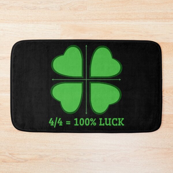 Item preview, Math Fraction Four Leaf Clover designed and sold by Zeemazoo.