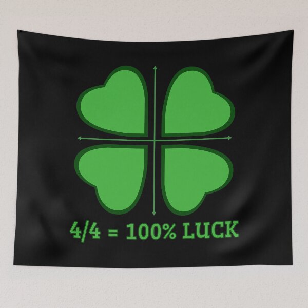 Item preview, Math Fraction Four Leaf Clover designed and sold by Zeemazoo.